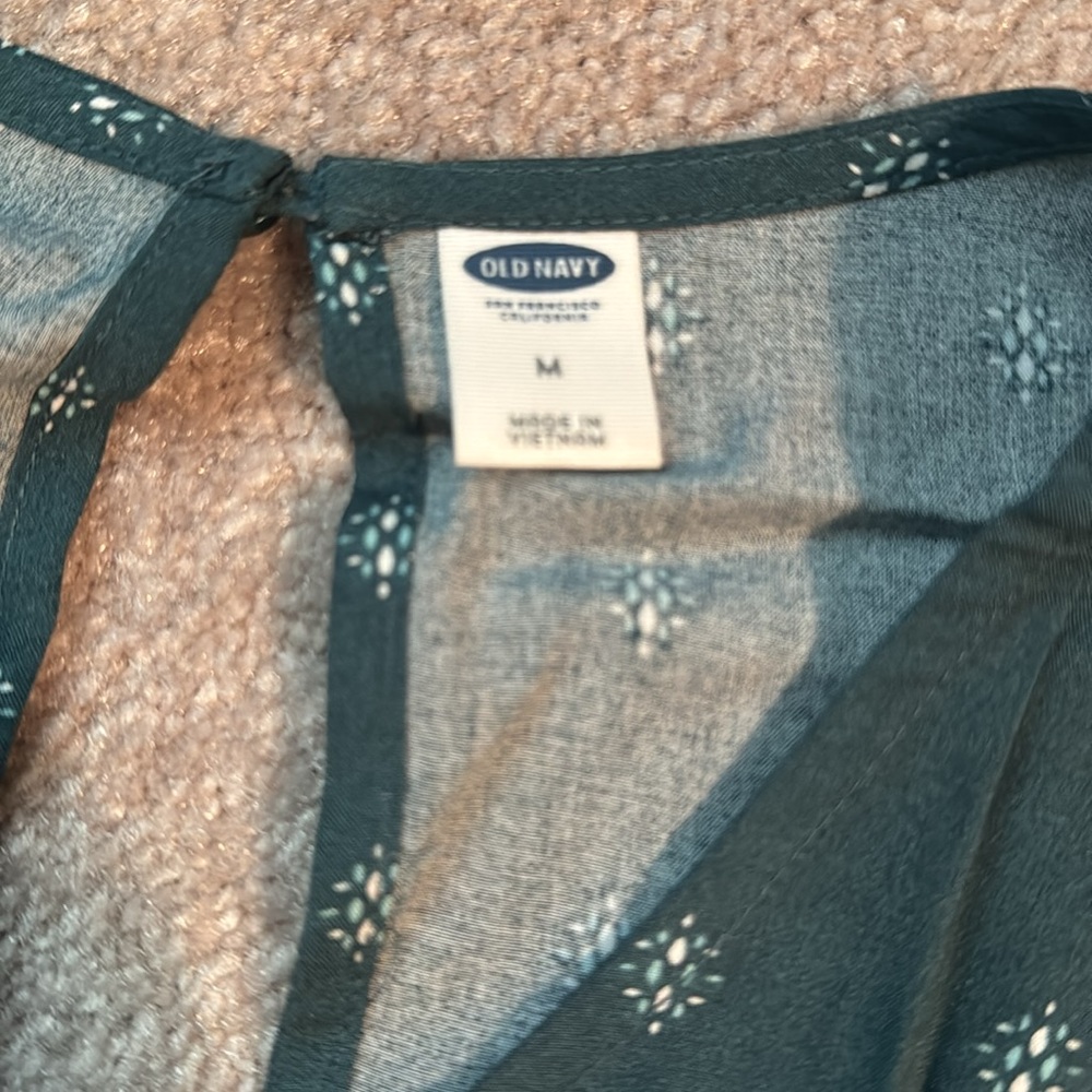 Old Navy Teal Sleeveless Dress - Picture 2 of 5